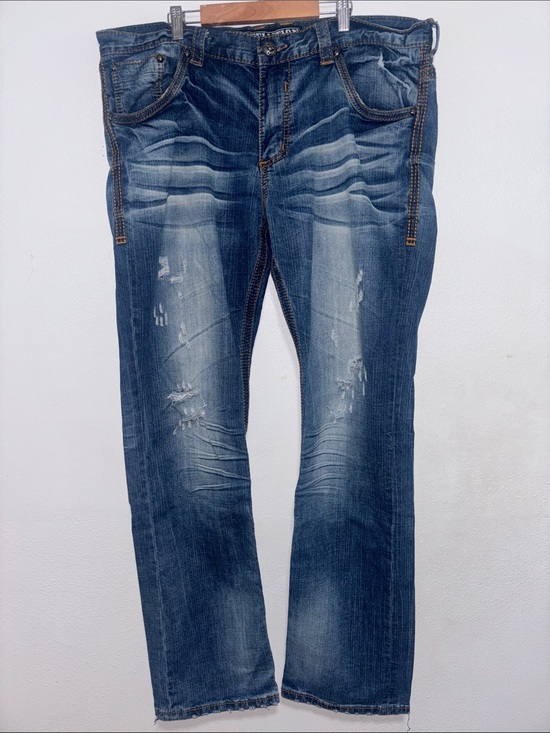 Affliction Other - Affliction Men's Distressed Blue Straight Jeans